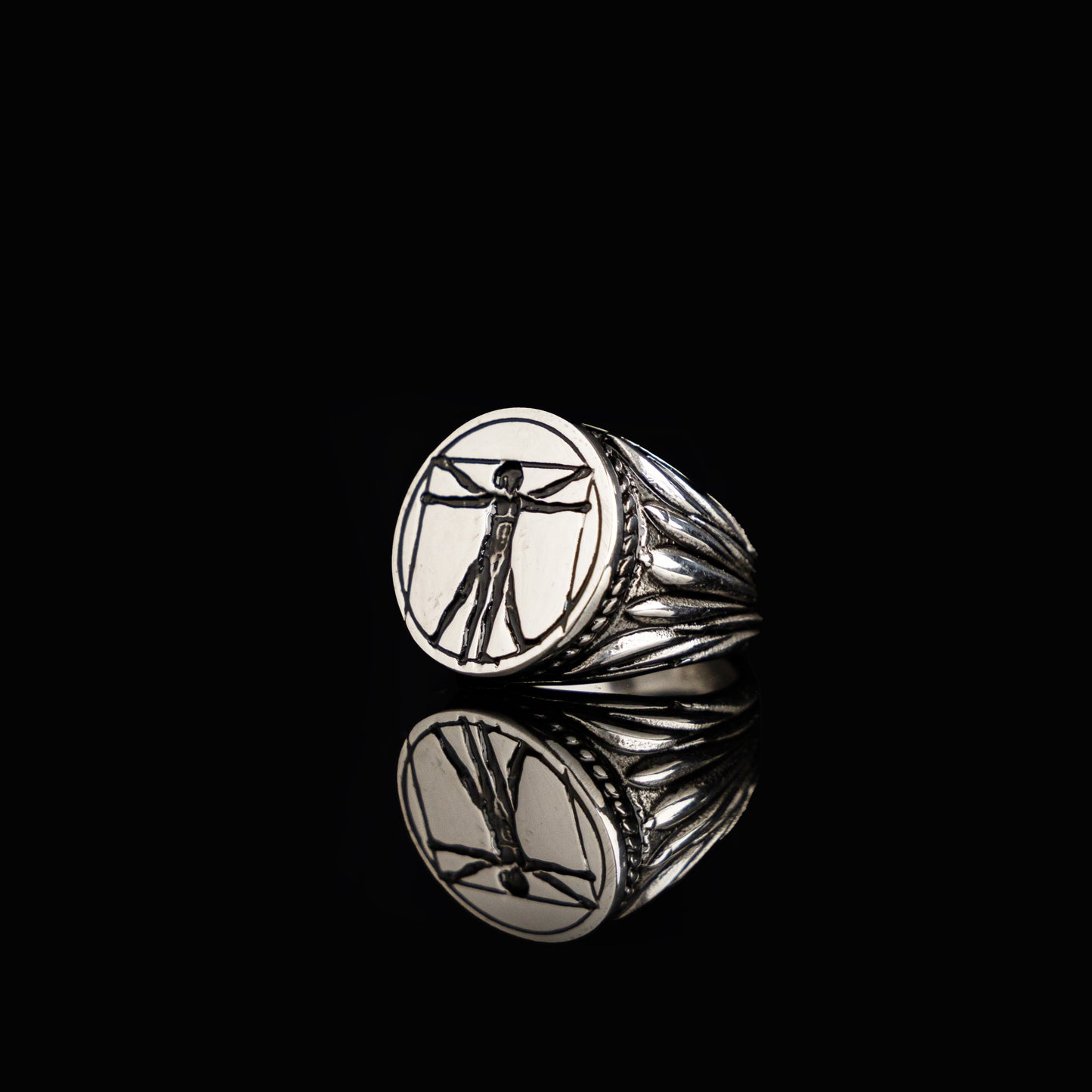 Silver Vitruvius Ring