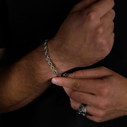 Silver Monument Chain Bracelet