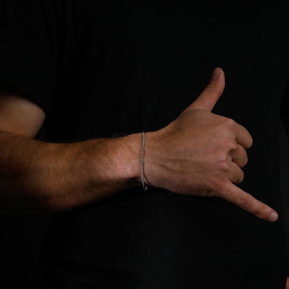 Silver Connell Chain Bracelet