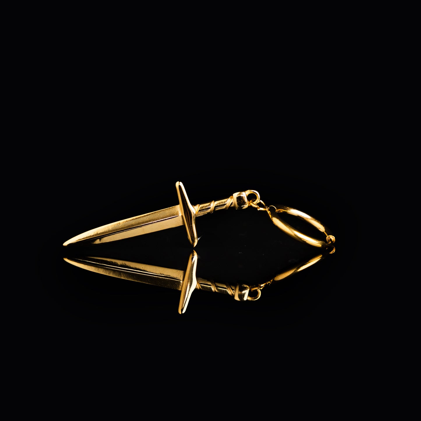 Dagger Earring in Gold