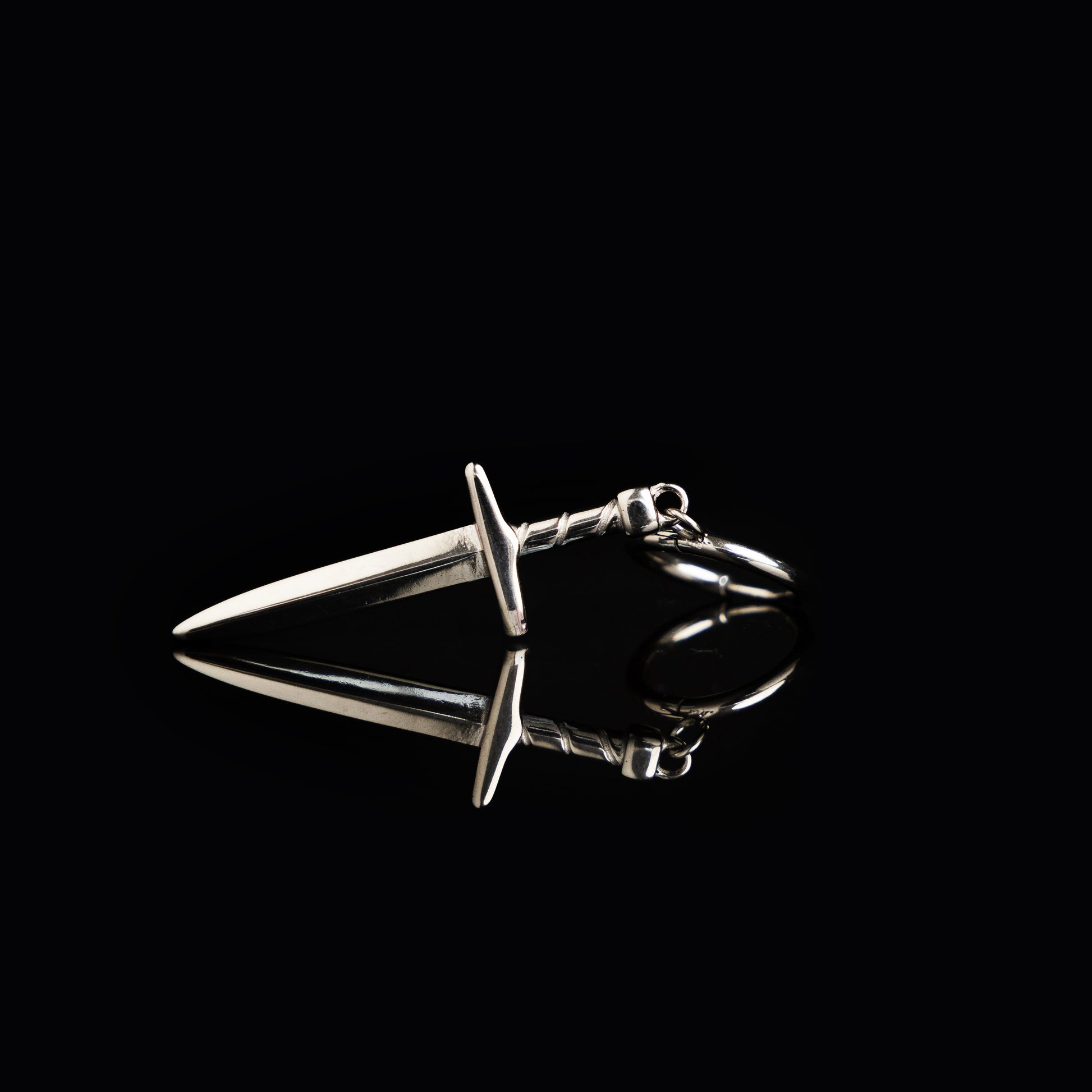 Dagger Earring in Silver