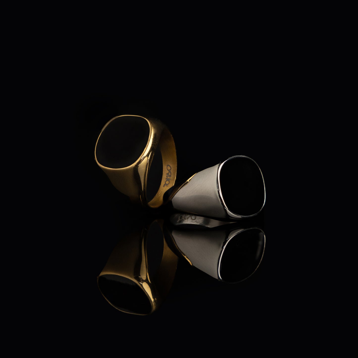 Signet Rings with Onyx Stone