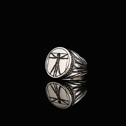 Silver Vitruvius Ring 