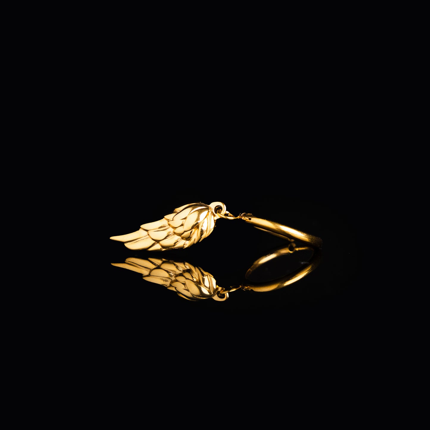 Gold Wing Earring